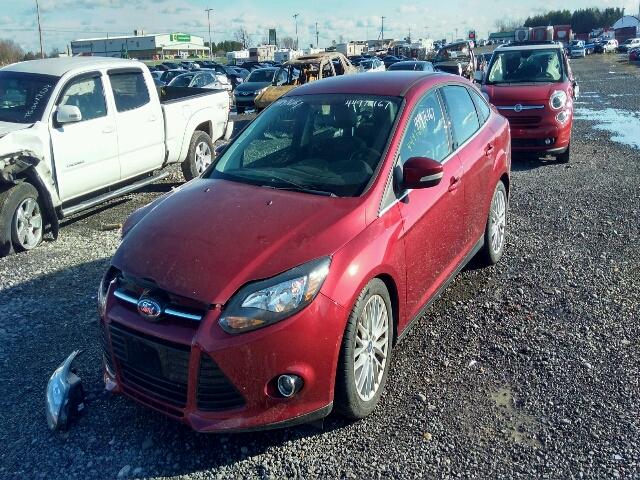 1FADP3J22EL249734 - 2014 FORD FOCUS TITA RED photo 2