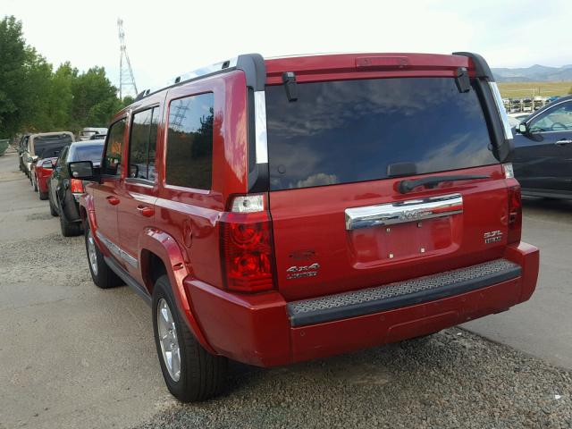 1J8HG582X6C293259 - 2006 JEEP COMMANDER Qırmızı foto 3