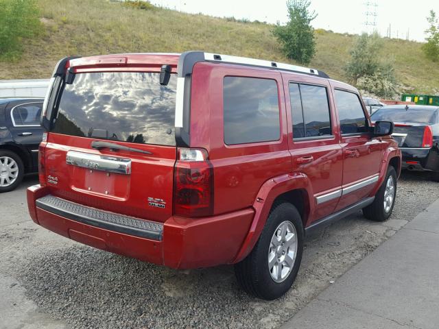 1J8HG582X6C293259 - 2006 JEEP COMMANDER Qırmızı foto 4