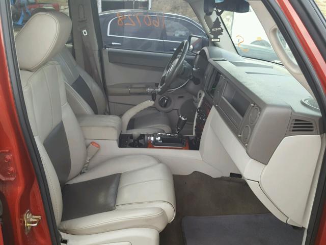 1J8HG582X6C293259 - 2006 JEEP COMMANDER Qırmızı foto 5