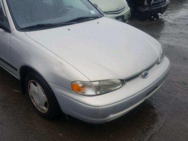 1Y1SK52872Z413773 - 2002 CHEVROLET GEO PRIZM 银色 照片 9