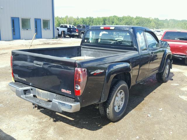 1GTDT196458208526 - 2005 GMC CANYON BLACK photo 4