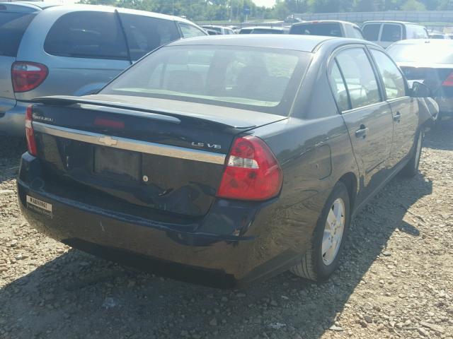 1G1ZT52885F172837 - 2005 CHEVROLET MALIBU LS أسود صورة 4