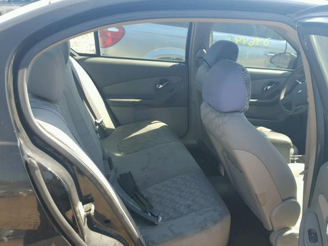 1G1ZT52885F172837 - 2005 CHEVROLET MALIBU LS أسود صورة 6