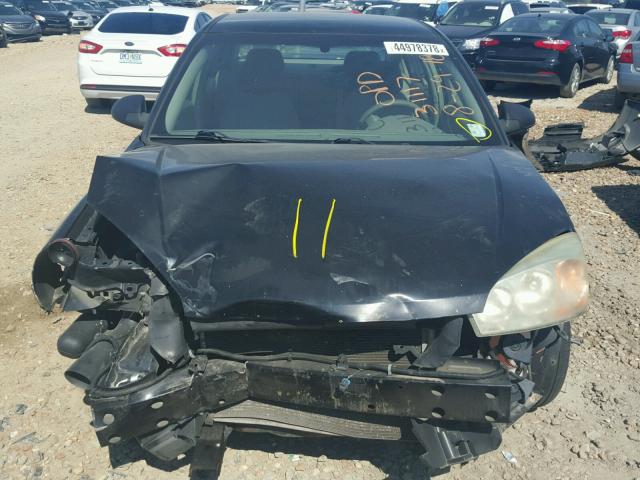 1G1ZT52885F172837 - 2005 CHEVROLET MALIBU LS أسود صورة 7