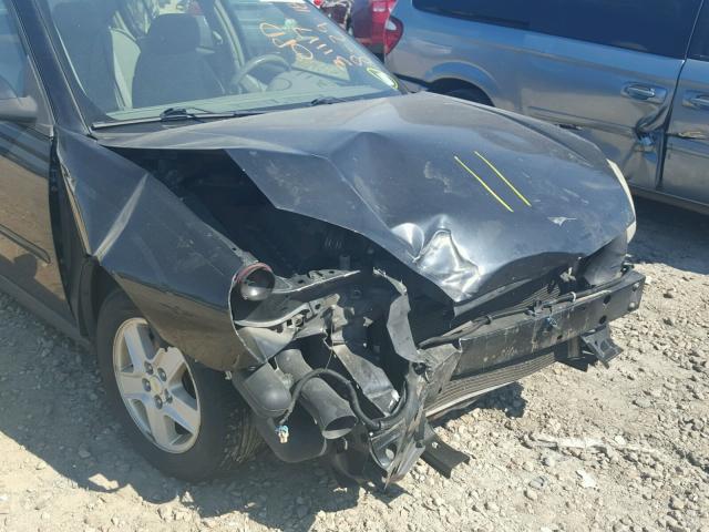 1G1ZT52885F172837 - 2005 CHEVROLET MALIBU LS أسود صورة 9