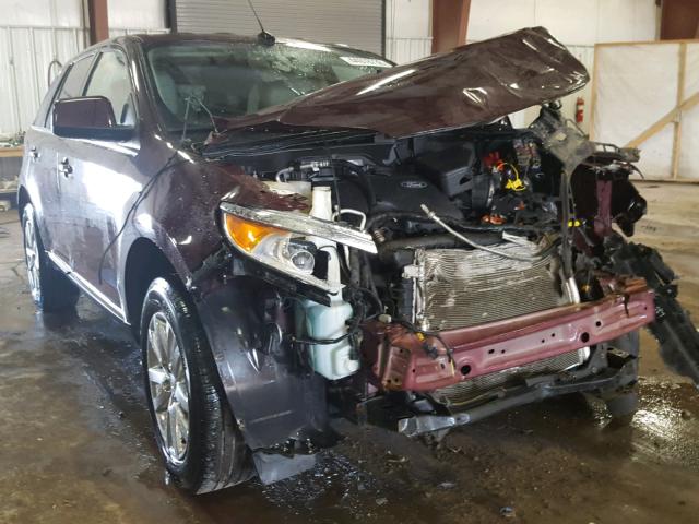 2FMDK3KC9BBA77161 - 2011 FORD EDGE LIMIT MAROON photo 1