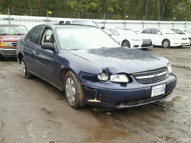 1G1ND52J016169973 - 2001 CHEVROLET MALIBU BLUE photo 1