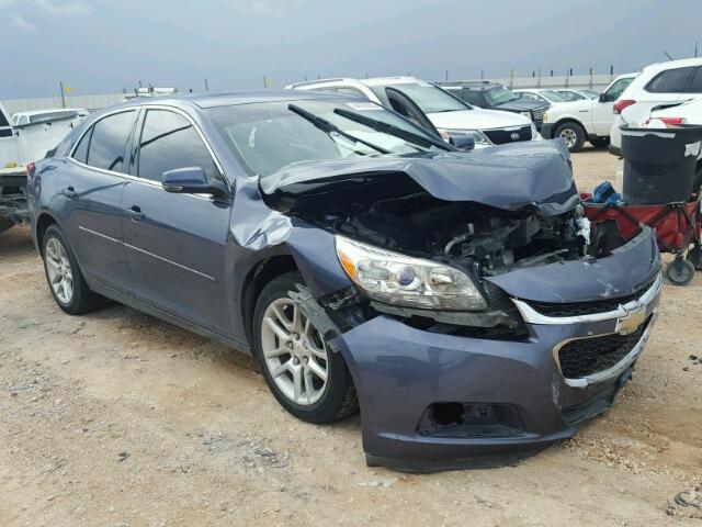 1G11C5SL2FF175929 - 2015 CHEVROLET MALIBU 1LT BLUE photo 1