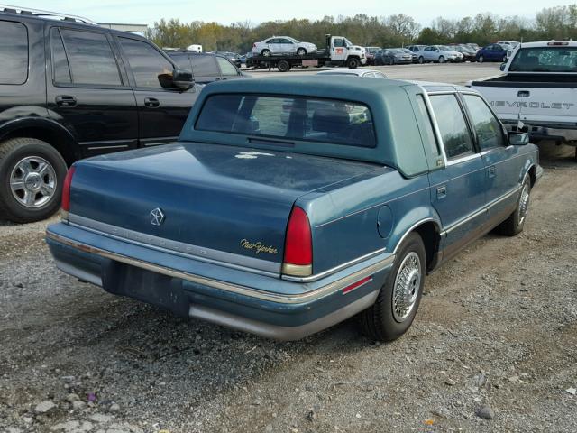 1C3XV66R4PD222508 - 1993 CHRYSLER NEW YORKER GREEN photo 4