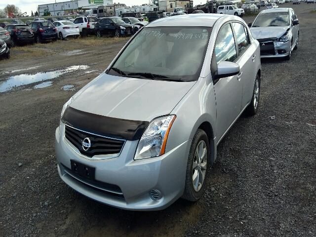 3N1AB6AP5CL648490 - 2012 NISSAN SENTRA 2.0 SILVER photo 2