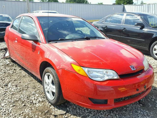 1G8AN15F87Z100047 - 2007 SATURN ION LEVEL RED photo 1