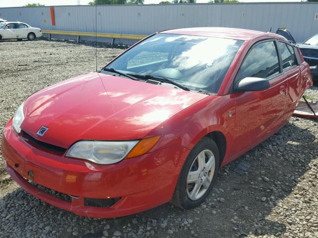 1G8AN15F87Z100047 - 2007 SATURN ION LEVEL RED photo 2
