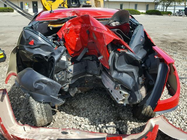 1G8AN15F87Z100047 - 2007 SATURN ION LEVEL RED photo 9