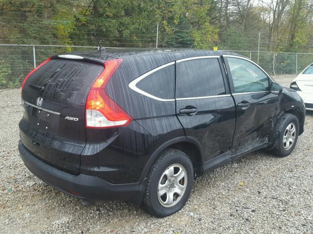 2HKRM4H34DH684013 - 2013 HONDA CR-V LX BLACK photo 4