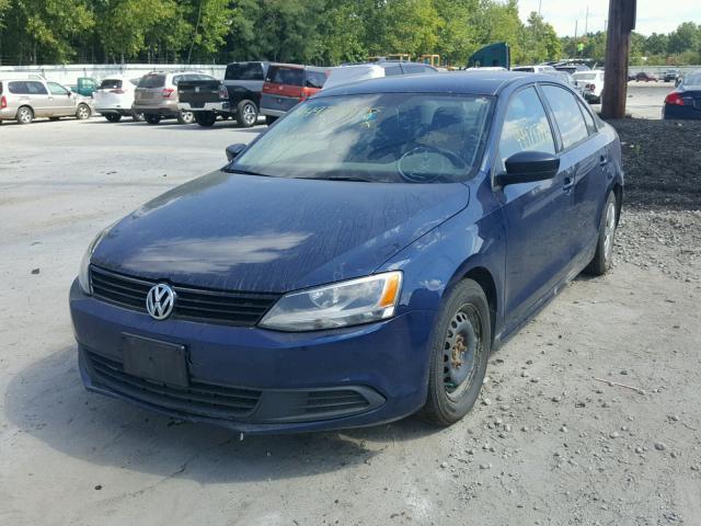 3VW1K7AJ5EM440585 - 2014 VOLKSWAGEN JETTA BASE 蓝色 照片 2