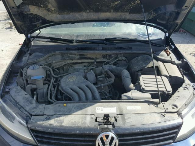 3VW1K7AJ5EM440585 - 2014 VOLKSWAGEN JETTA BASE 蓝色 照片 7