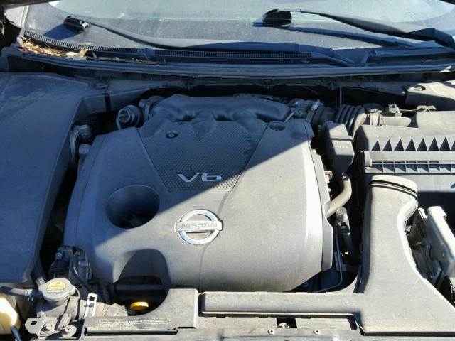 1N4AA5AP4BC834631 - 2011 NISSAN MAXIMA S BLACK photo 7