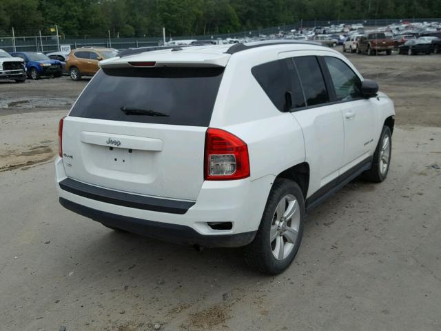 1C4NJDBB8CD615983 - 2012 JEEP COMPASS SP WHITE photo 4