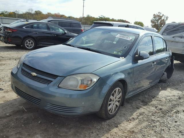 1G1AD5F50A7182308 - 2010 CHEVROLET COBALT 1LT BLUE photo 2