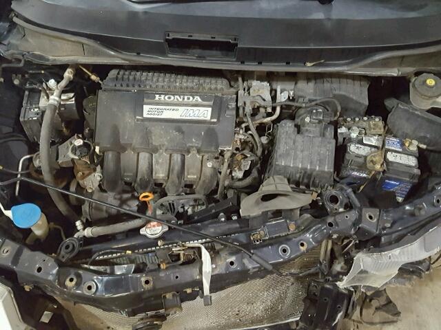 JHMZE2H53AS014192 - 2010 HONDA INSIGHT LX BLACK photo 7