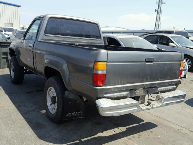 JT4VN63C3J0025265 - 1988 TOYOTA PICKUP SHO CHARCOAL photo 3