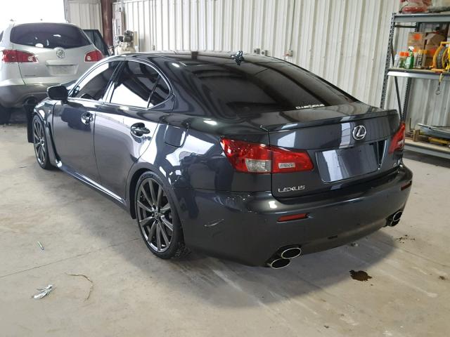 JTHBP262X85001081 - 2008 LEXUS IS-F GRAY photo 3