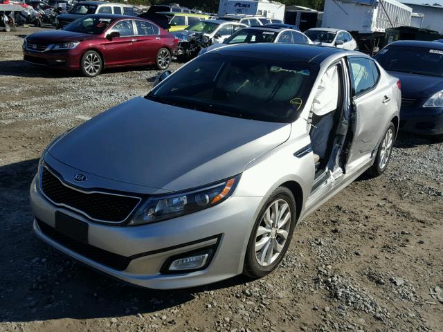 5XXGN4A79EG305313 - 2014 KIA OPTIMA EX SILVER photo 2