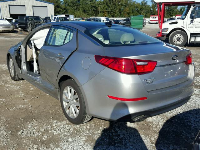 5XXGN4A79EG305313 - 2014 KIA OPTIMA EX SILVER photo 3