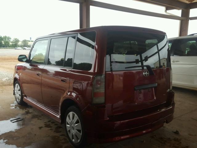 JTLKT324264081851 - 2006 TOYOTA SCION XB Granate foto 3