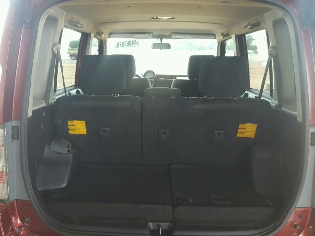 JTLKT324264081851 - 2006 TOYOTA SCION XB Granate foto 9