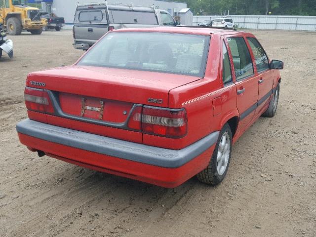 YV1LS5547V2387166 - 1997 VOLVO 850 RED photo 4