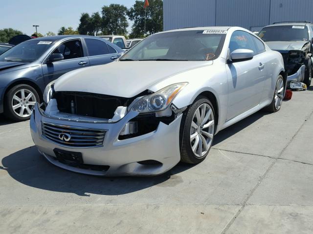 JN1CV6EK1AM103565 - 2010 INFINITI G37 BASE SILVER photo 2