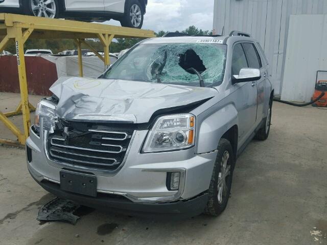 2GKFLUE35G6221322 - 2016 GMC TERRAIN SL SILVER photo 2