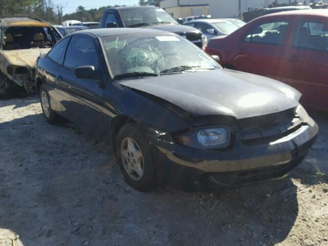 1G1JC12F637275735 - 2003 CHEVROLET CAVALIER BLACK photo 1