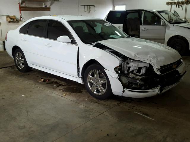 2G1WA5EK1A1209518 - 2010 CHEVROLET IMPALA WHITE photo 1