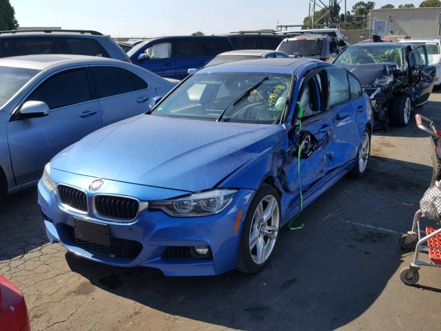 WBA8B3C51GK384291 - 2016 BMW 340 I Синій фото 2