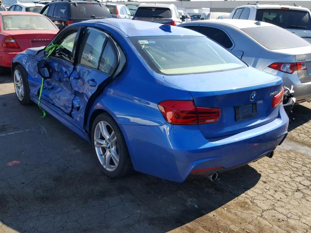 WBA8B3C51GK384291 - 2016 BMW 340 I Синій фото 3