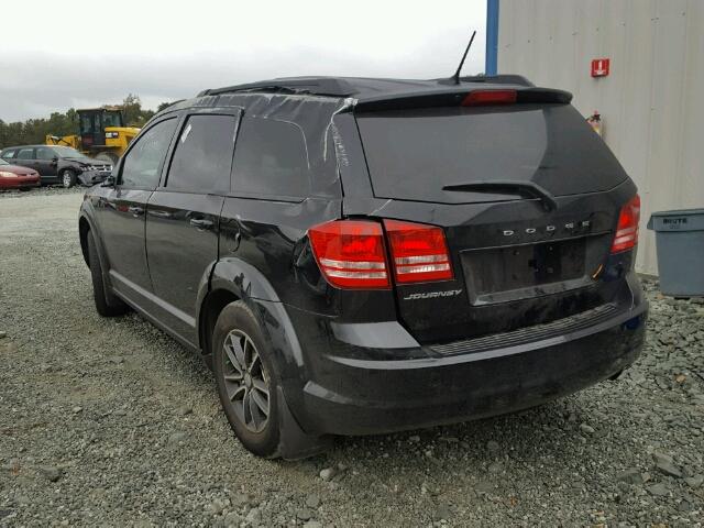 3C4PDCAB7HT683026 - 2017 DODGE JOURNEY SE BLACK photo 3