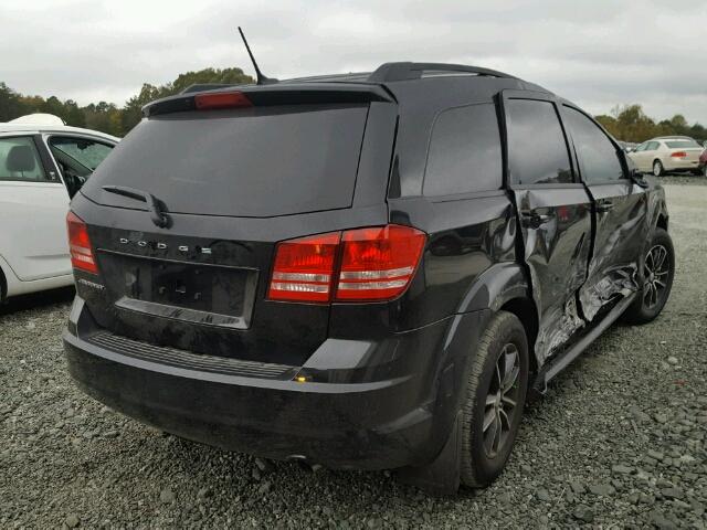 3C4PDCAB7HT683026 - 2017 DODGE JOURNEY SE BLACK photo 4