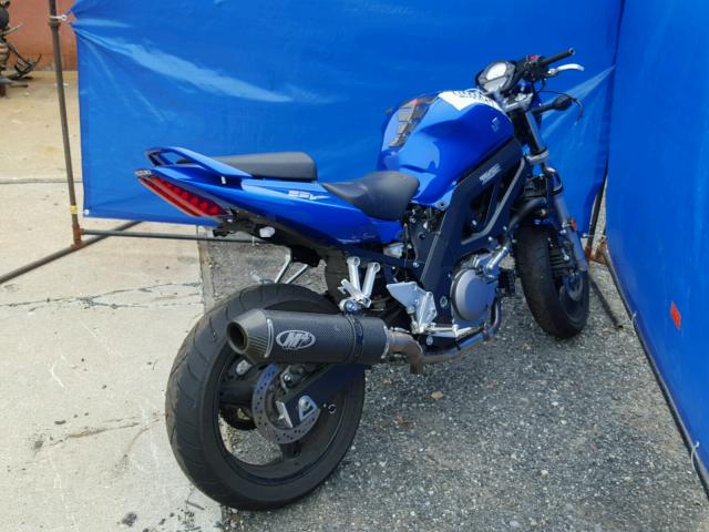 JS1VP53B372100131 - 2007 SUZUKI SV650 BLUE photo 4