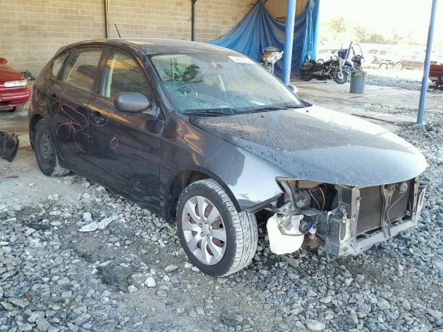 JF1GH61698H817385 - 2008 SUBARU IMPREZA GRAY photo 1