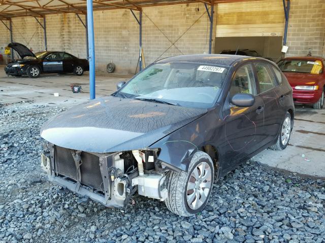 JF1GH61698H817385 - 2008 SUBARU IMPREZA GRAY photo 2