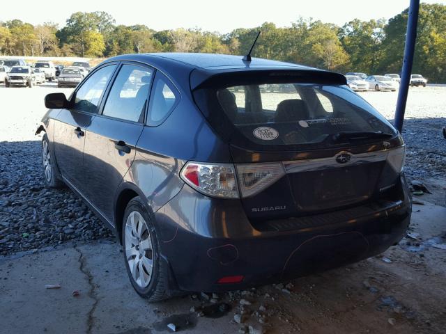 JF1GH61698H817385 - 2008 SUBARU IMPREZA GRAY photo 3