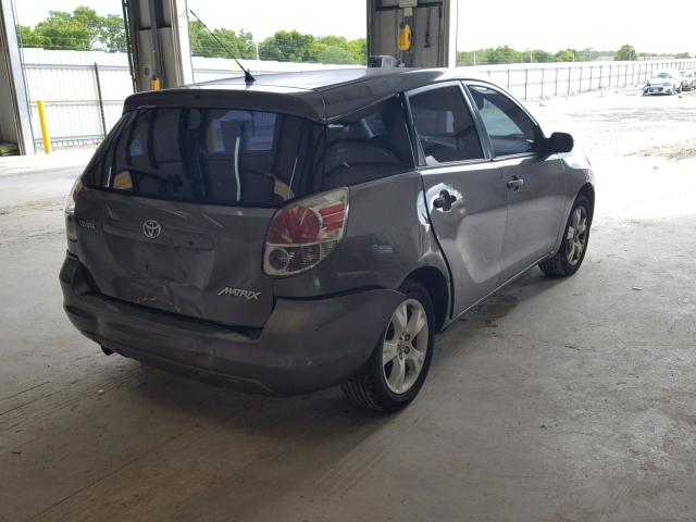 2T1KR32E27C679424 - 2007 TOYOTA COROLLA MA GRAY photo 4