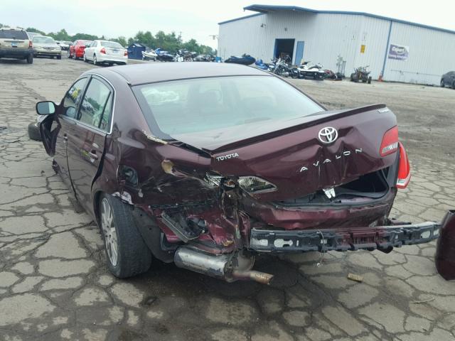 4T1BK36B58U309251 - 2008 TOYOTA AVALON XL BURGUNDY photo 3