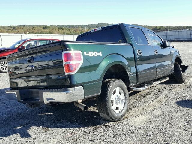 1FTFW1ET2EKE70964 - 2014 FORD F150 SUPER GREEN photo 4