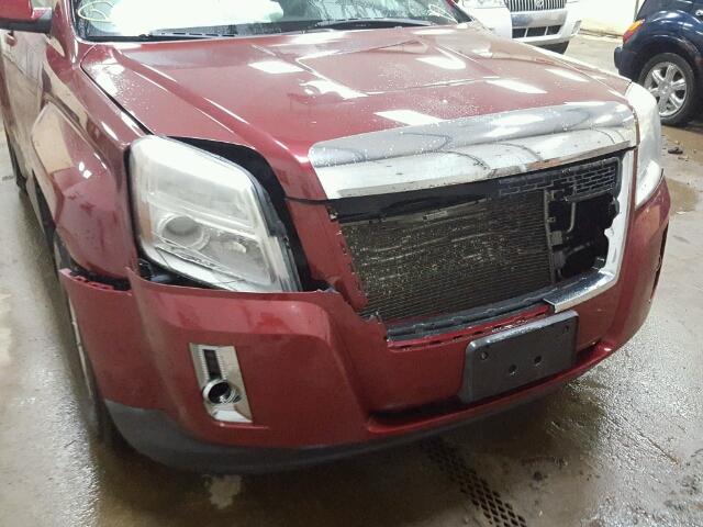 2CTALBEW2A6384297 - 2010 GMC TERRAIN SL RED photo 9