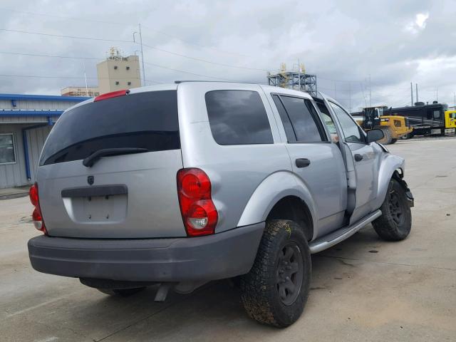 1D4HD38K54F108330 - 2004 DODGE DURANGO ST SILVER photo 4