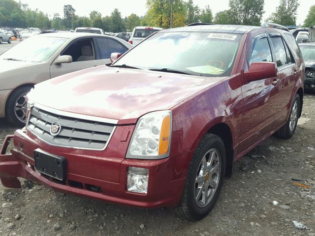 1GYEE637750131396 - 2005 CADILLAC SRX RED photo 2